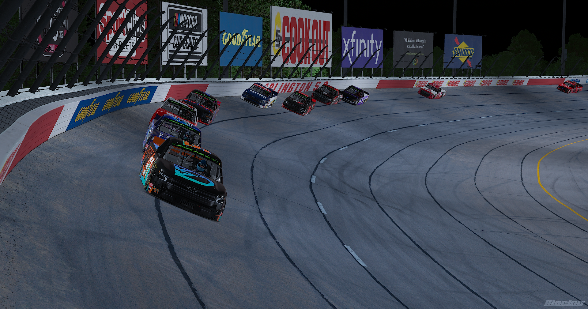 Full Darlington Pack under the Lights